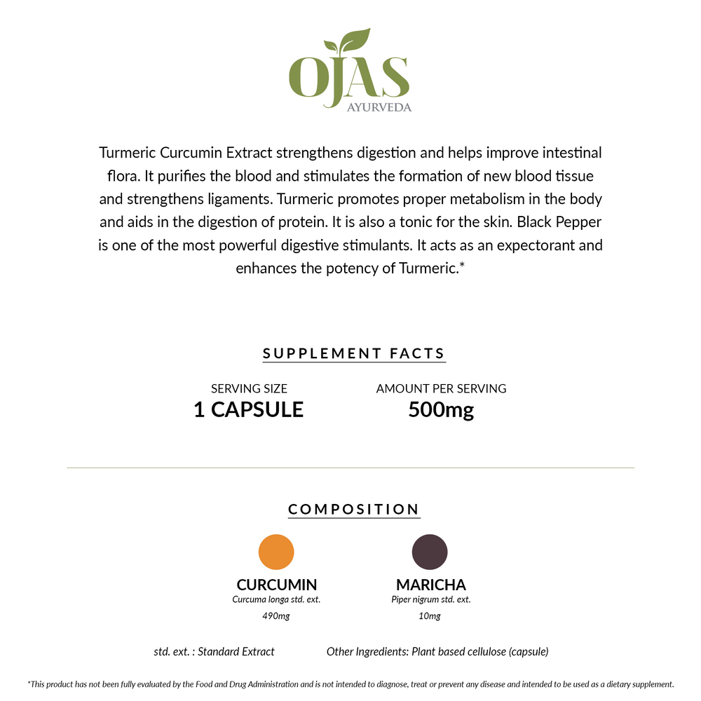 
                  
                    CurcuminOjas- Natural Anti Inflammatory (500 Mg Capsules | 90 Capsules)
                  
                